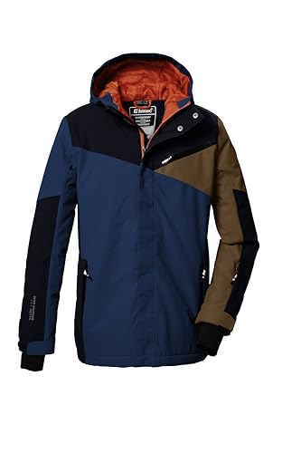 killtec Jungen Skijacke/Funktionsjacke mit Kapuze und Schneefang KSW 387 BYS SKI JCKT, ocean, 164, 42077-000 im Sale